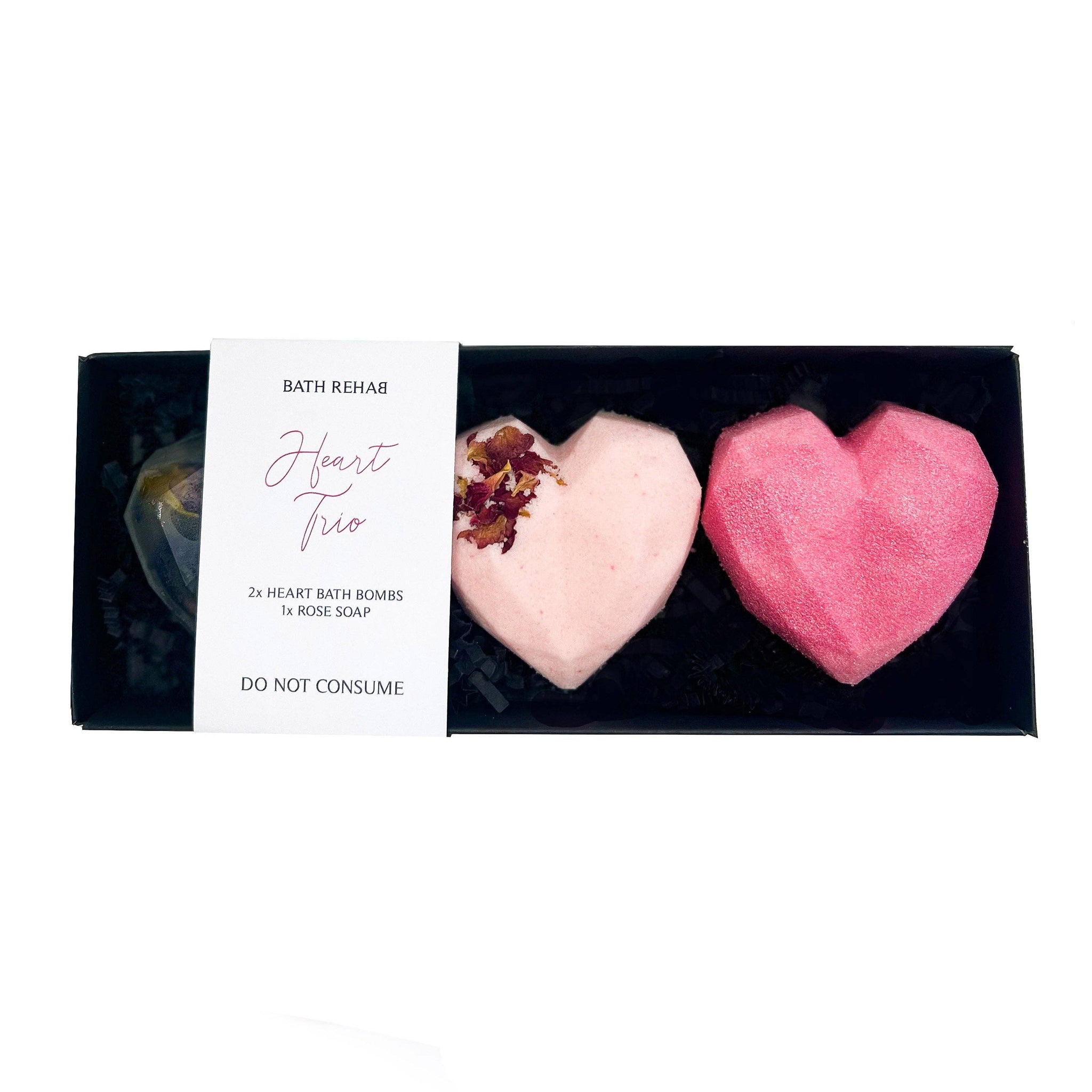 Heart trio | Bath bomb & soap set HTB .