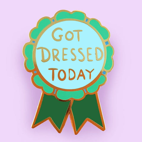 Jubly-Umph Got Dressed Today Enamel Lapel Pin JGDT