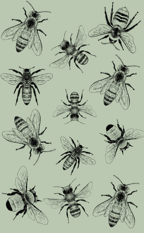 Tea Towel - Sketch Bees TTSB .