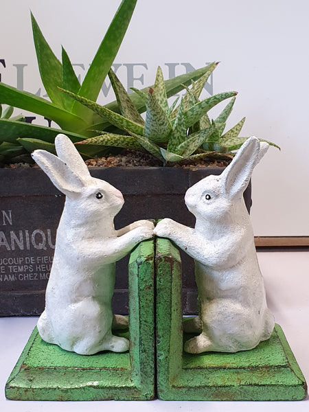 Cast iron Bookends - Rabbit BERB