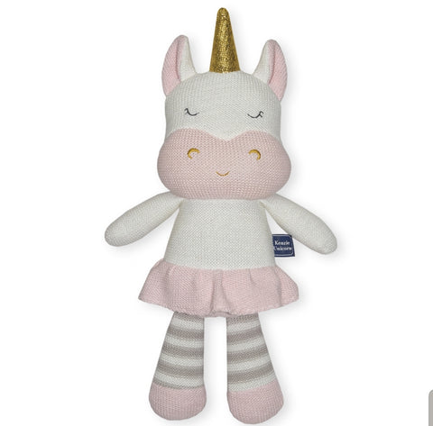 Knitted Unicorn Toy  KUT .