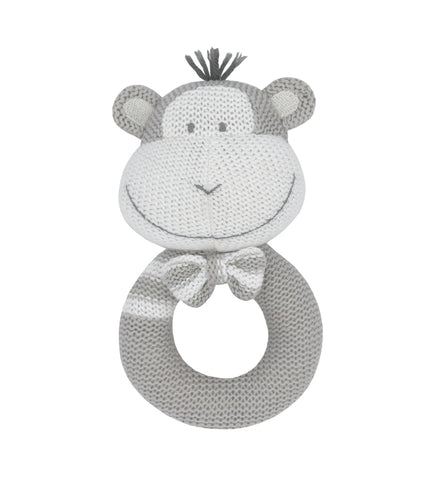 Knitted rattle Max the monkey KRM x