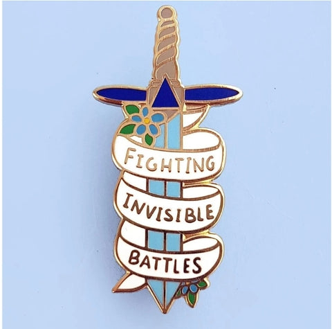 Jubly-Umph Lapel Pin - Fighting Invisible Battles JUFB ...