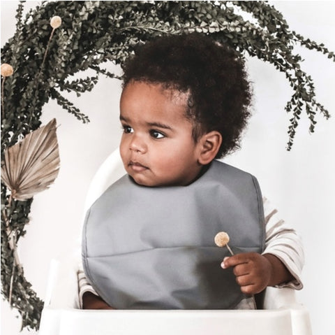 Snuggle Hunny Kids Bib Grey 2025 SHBG
