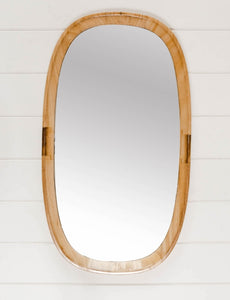 Mirror 34 x 60cm Bamboo MBY +.