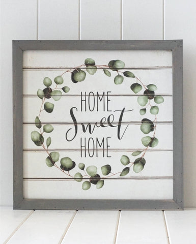 Sign - Home Sweet Home 40 x 40cm HSH .