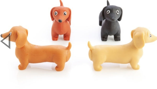 Stretchy Dachshund assorted colours STRD +
