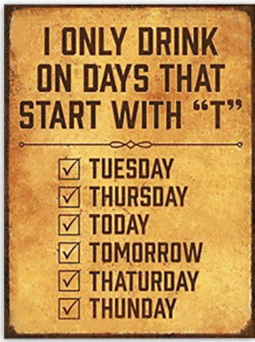 Sign - Days of the Week SDW +