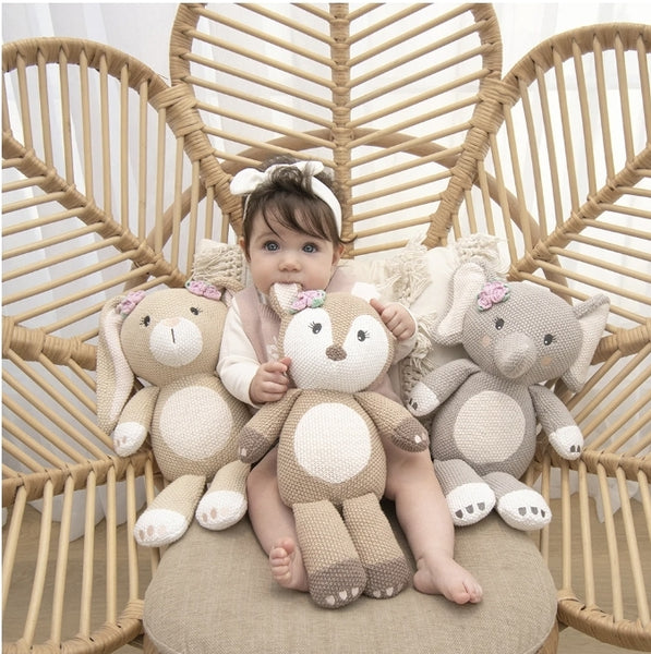 Knitted Ava the Fawn Toy 2025 KAFT