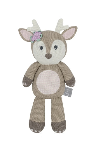 Knitted Ava the Fawn Toy KAFT ○