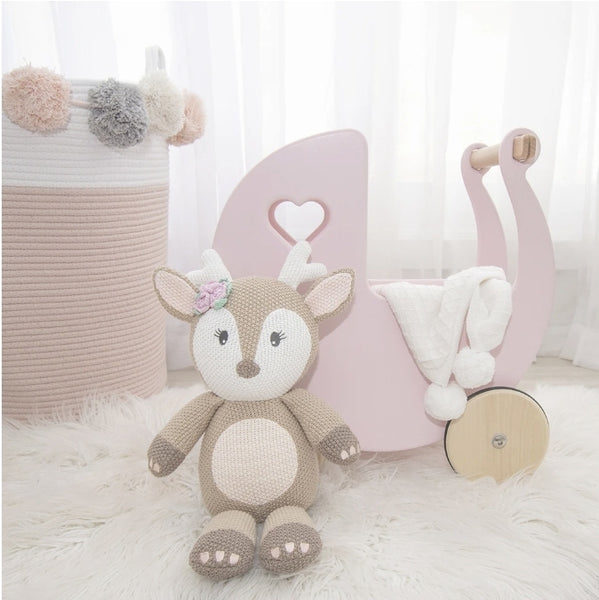 Knitted Ava the Fawn Toy 2025 KAFT