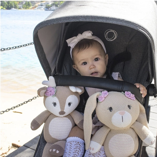 Knitted Ava the Fawn Toy 2025 KAFT