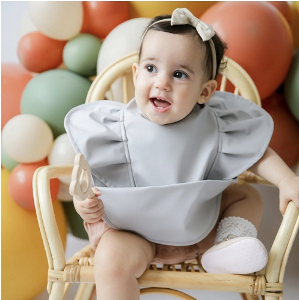 Snuggle Hunny Kids Bib Dove Frill 2025 SHBD