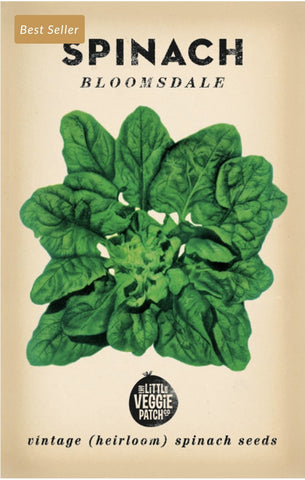Seeds - Heirloom Seeds - Spinach Bloomsdale VSB 2024