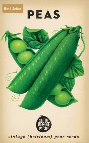 Seeds - Heirloom Seeds - Peas - snap sugar bon PSB 2024