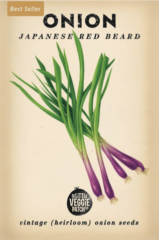 Seeds - Heirloom Seeds - Onion - Japanese Red Beard JRB ○