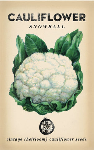 Seeds - Heirloom Seeds - Cauliflower Snowball VCS ○